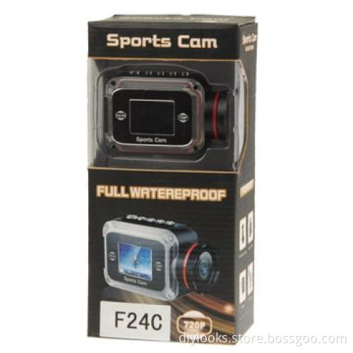 Full HD 720P Waterproof Mini DV Sports Camera with 1.5-inch HD TFT LCD Screen